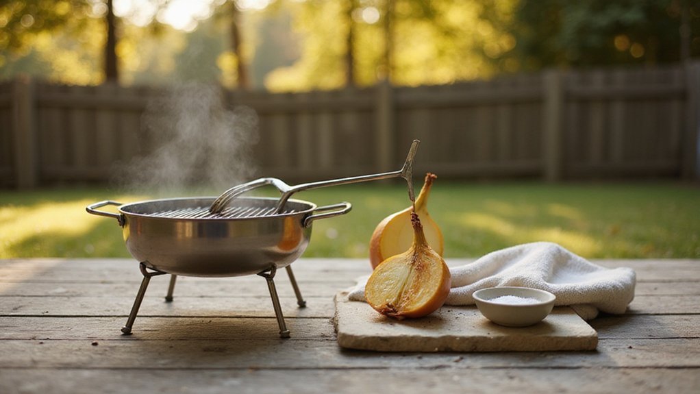 alternative grill cleaning methods