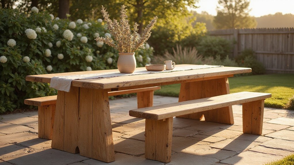 build your own outdoor table