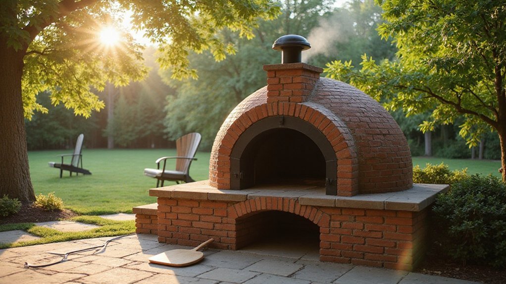 building a wood fired pizza oven
