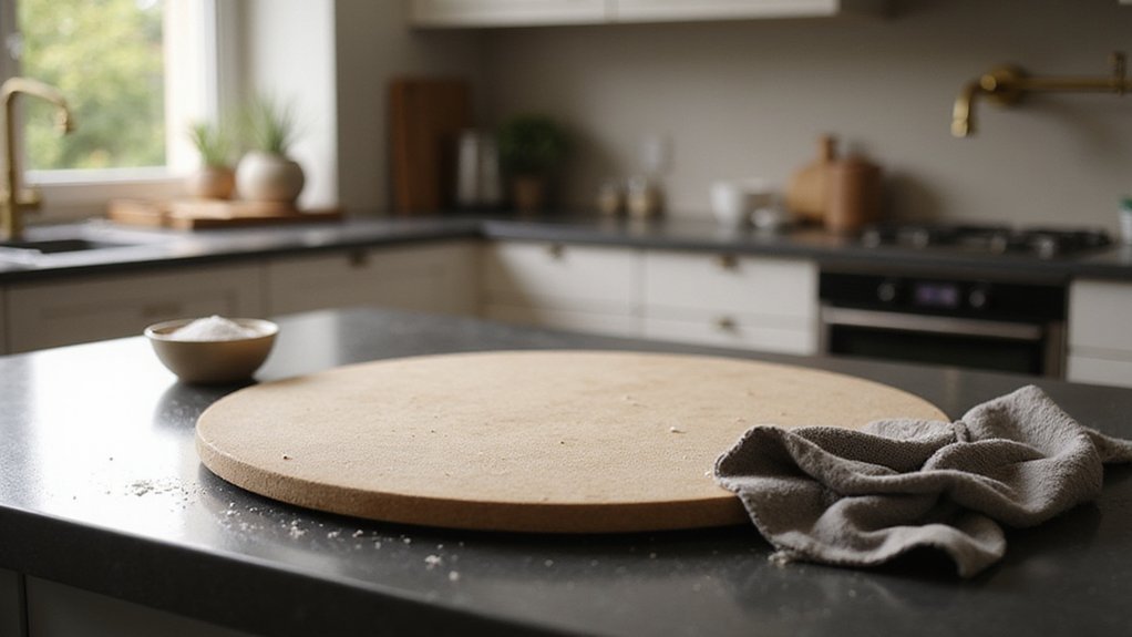 cleaning pampered chef stone