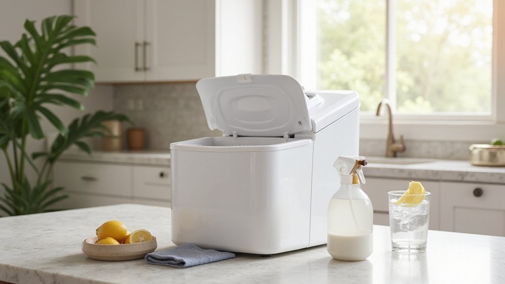 countertop ice maker cleaning
