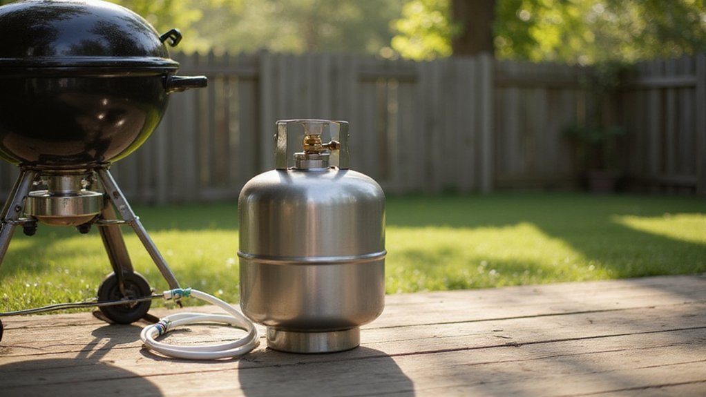 disconnect propane tank safely