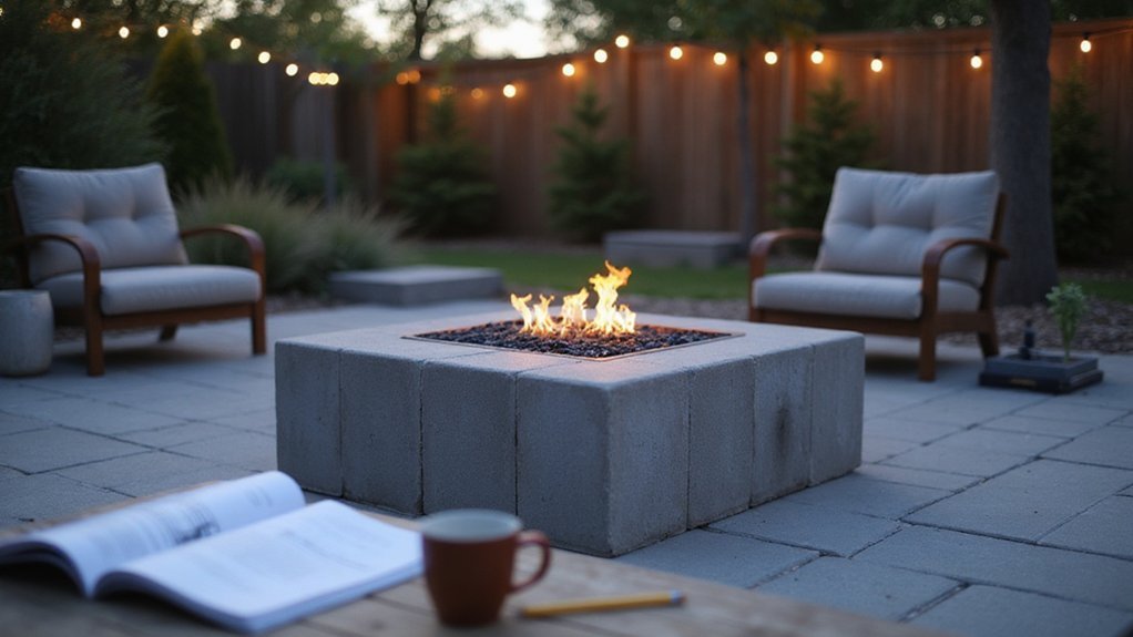 diy gas fire pit