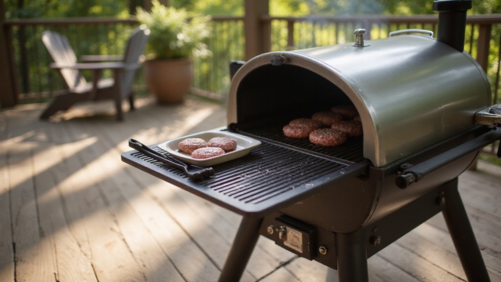 grill burgers at precise temperatures