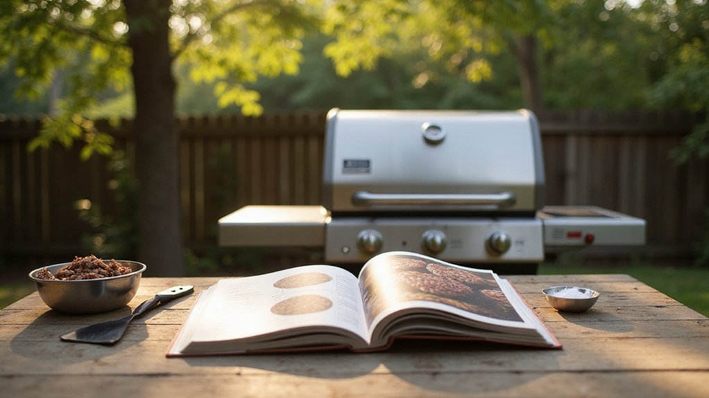 grill burgers on propane