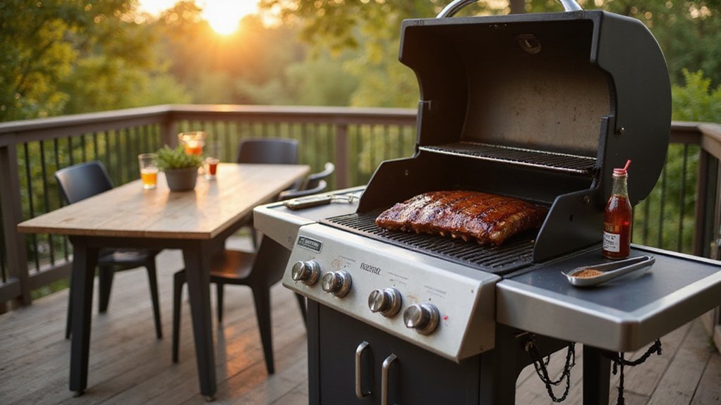 grill ribs with precision