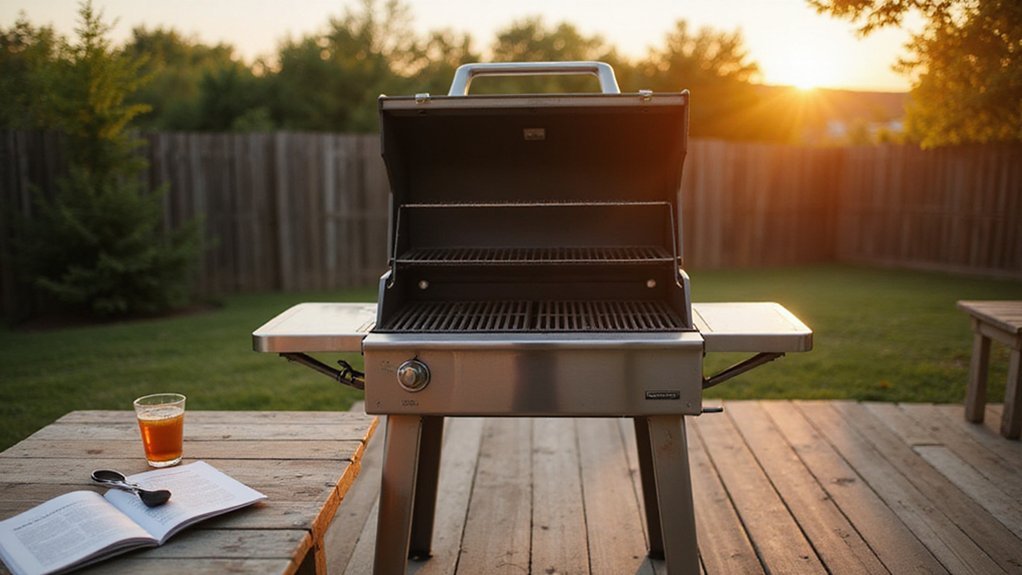 lighting a propane grill