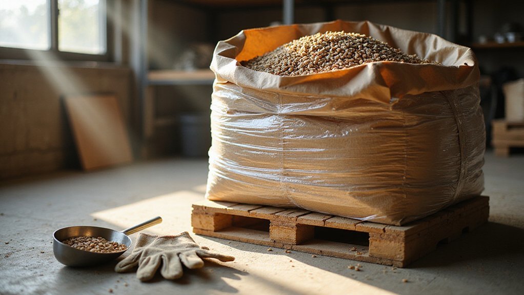 pallet bag quantity details