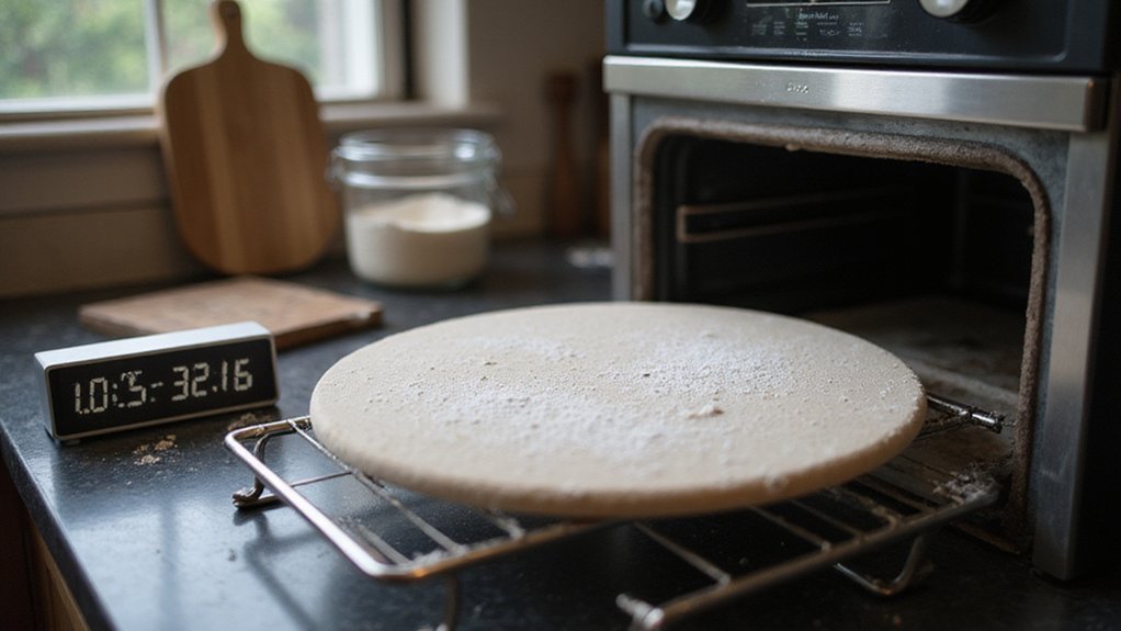 preheat pizza stone properly