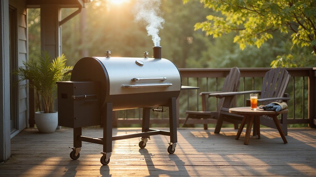 smoking brisket with pellets