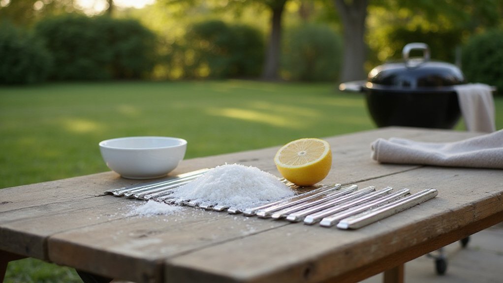 stainless steel grill cleaning