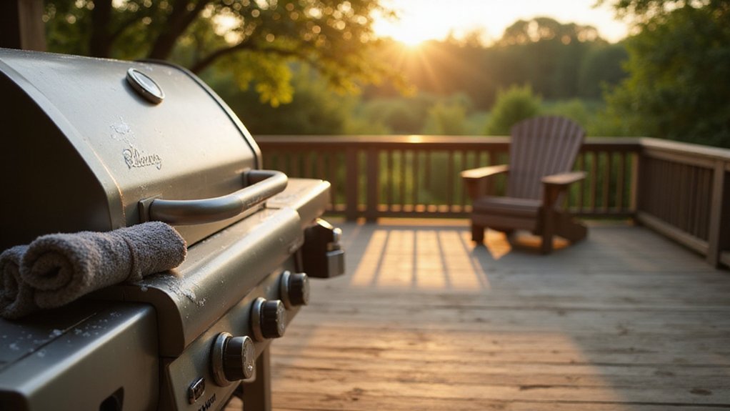 stainless steel grill cleaning