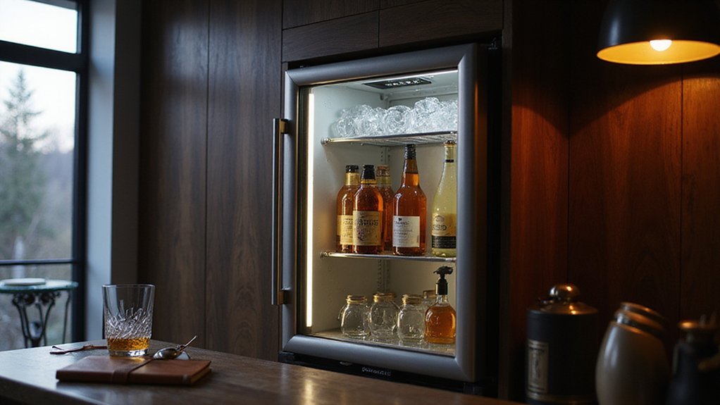 top glass door beverage fridges