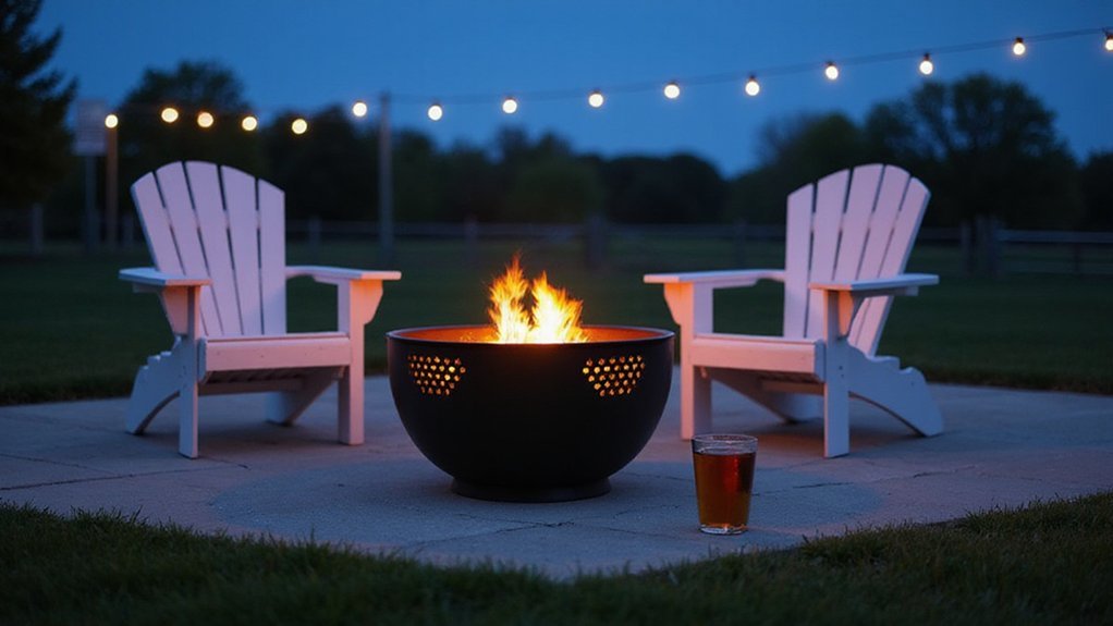 top outdoor fire feature