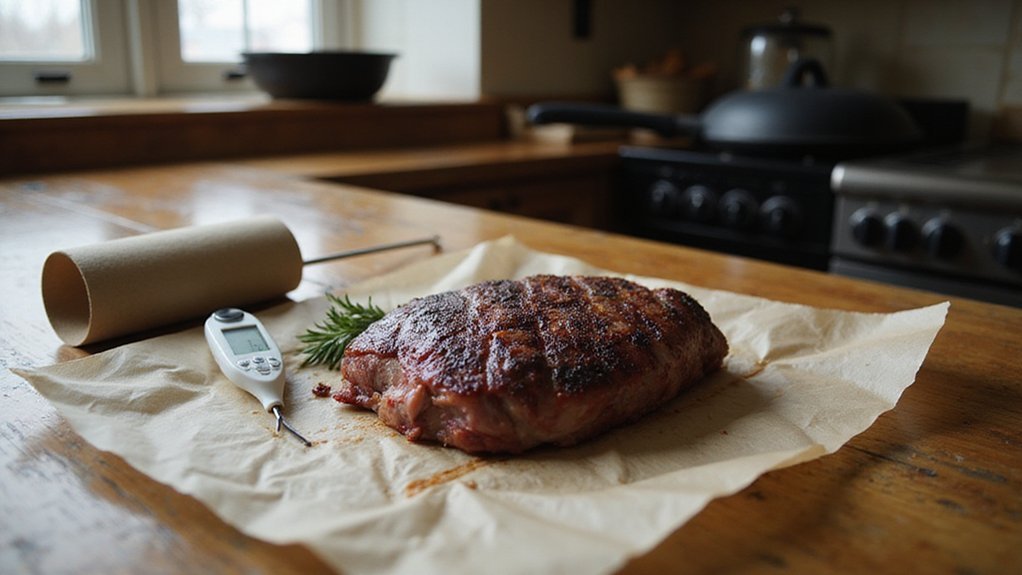 wrapping brisket tips